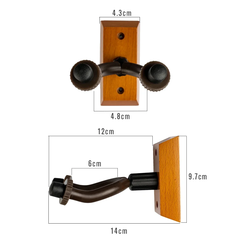 Acoustic Folk Guitar Hanger Wall Hook Holder Stand For Bass Electric Acoustic Guitar Ukulele Banjo Mandolin OUD Balalaikas