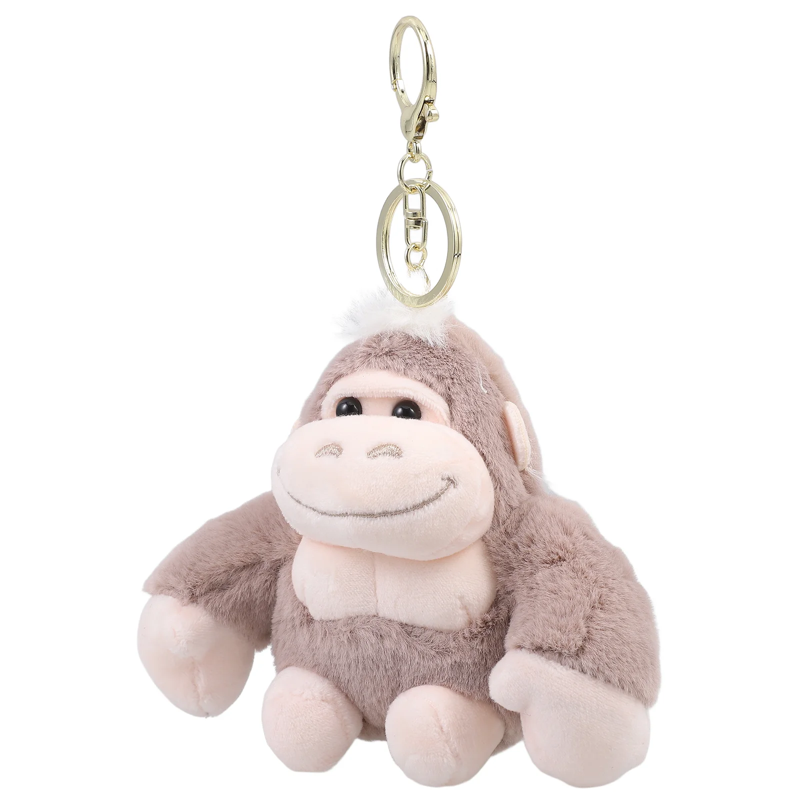 

Orangutan Keychain Car Ring Plush Gorilla Pendant Keyring Stuffed Pendants Animals Gift