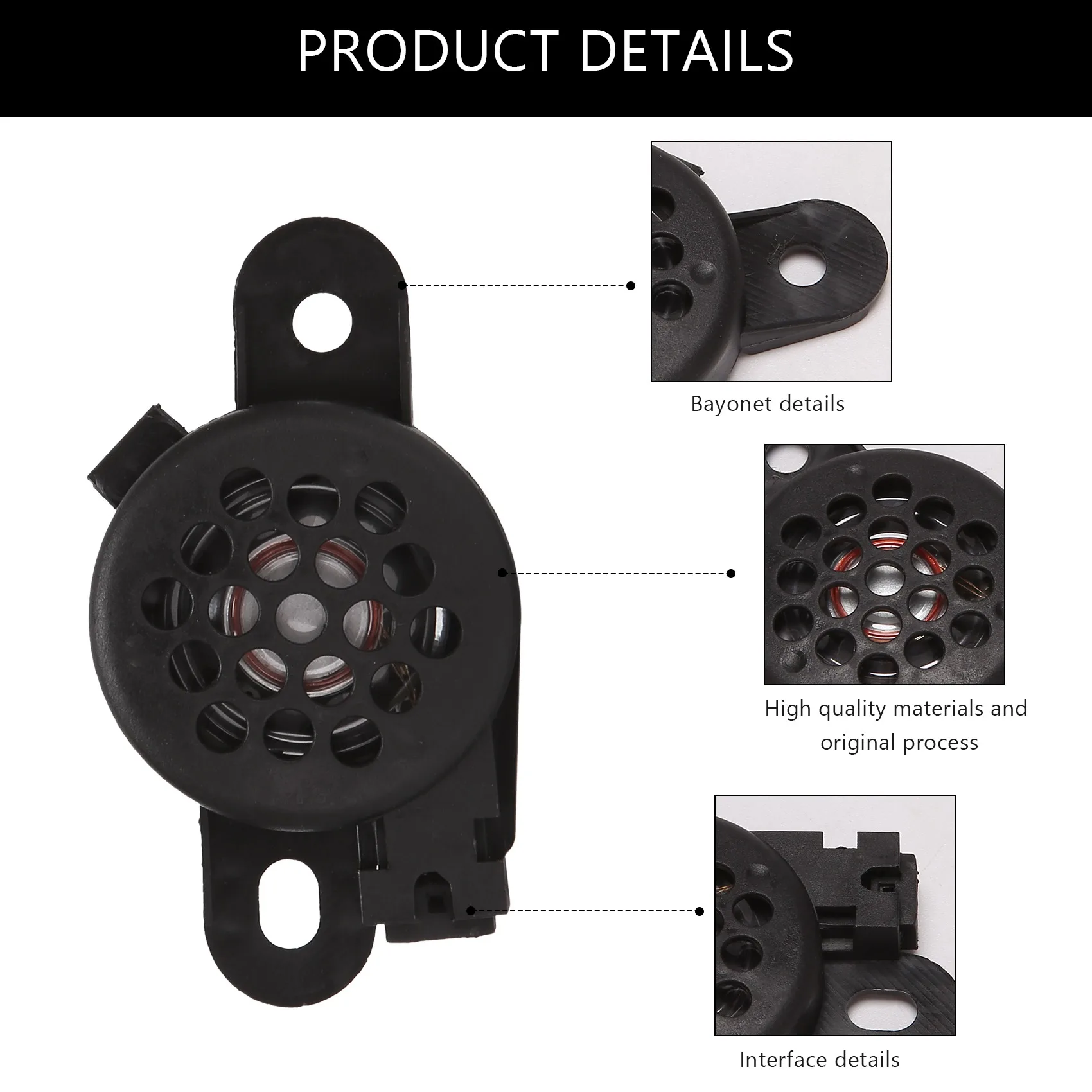 Campainha de advertência para inverter o estacionamento, alarme PDC para Audi, 8E0919279, 4B0919279