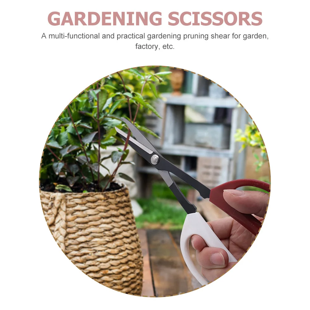 

Heavy-Duty Flower Scissor 1 Piece Garden Trimming Tool Sharp Cutting Surface Plant Branch Shear for Factory Garden Use