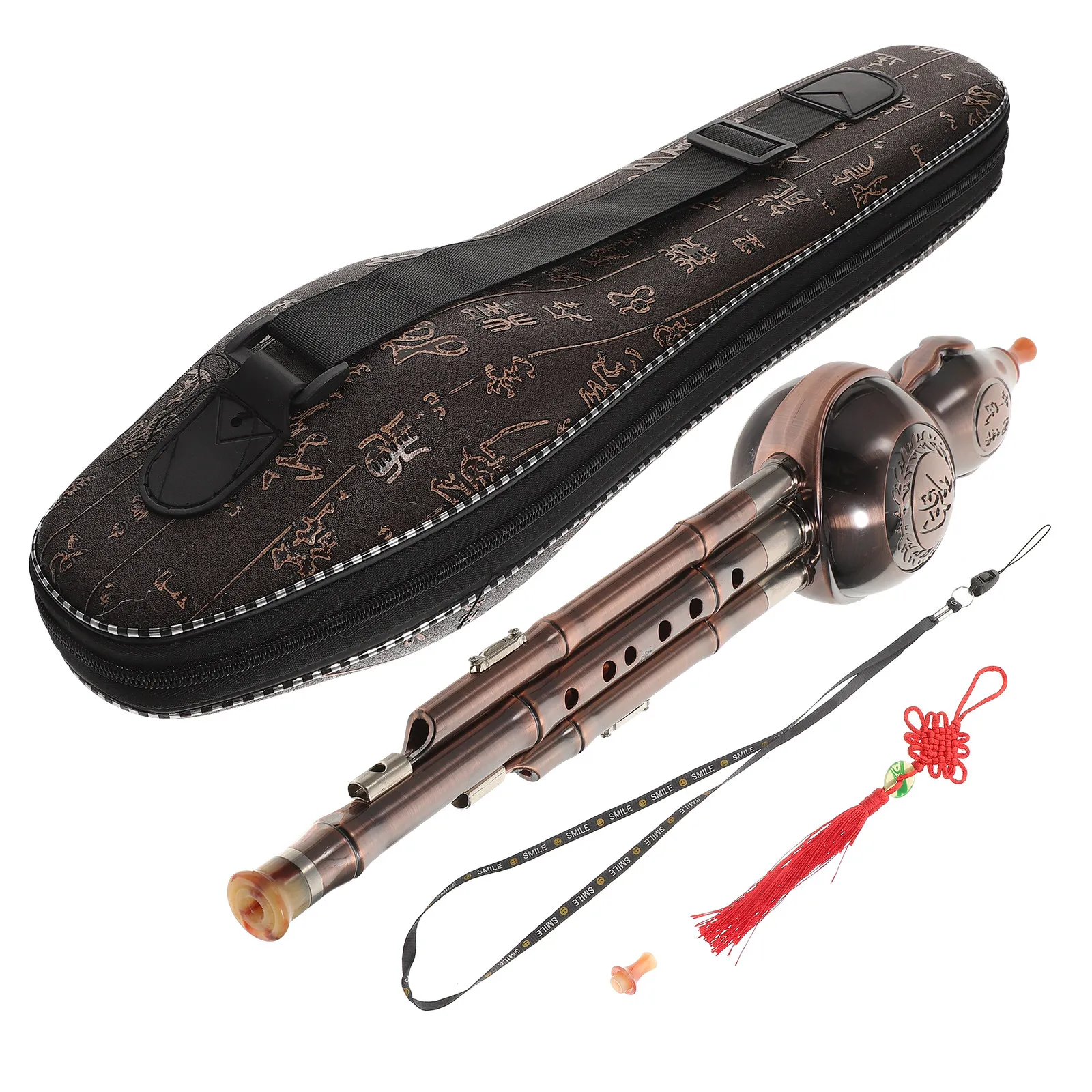 

Набор из 1 флейты-горлянки: изящный китайский традиционный инструмент с чистым звучанием, идеально подходит для начинающих.