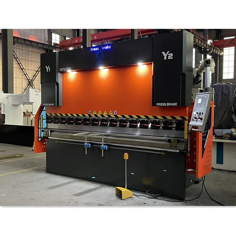 3200mm 125Ton WC67K 125T3200 hydraulic press brake bending machine NC with Estun E21 controller for folding metal steel