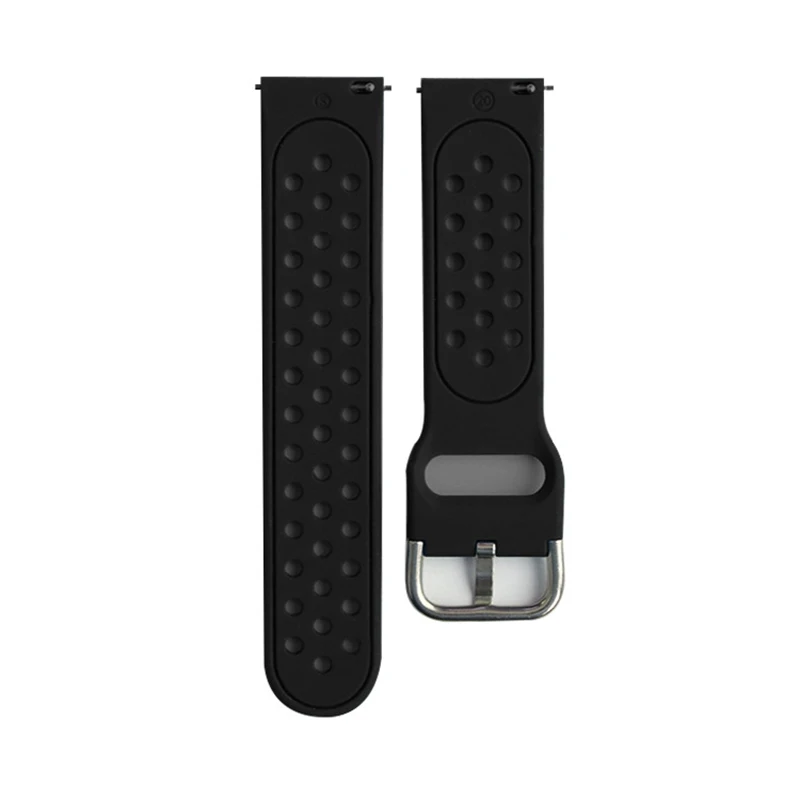 ซิลิโคน20มม.สำหรับนาฬิกา Ticwatch E3 GTH 2 E สมาร์ทนาฬิกาสายรัดข้อมือสำหรับ Haylou RS4 /RS4 plus LS02นาฬิกาสร้อยข้อมือ