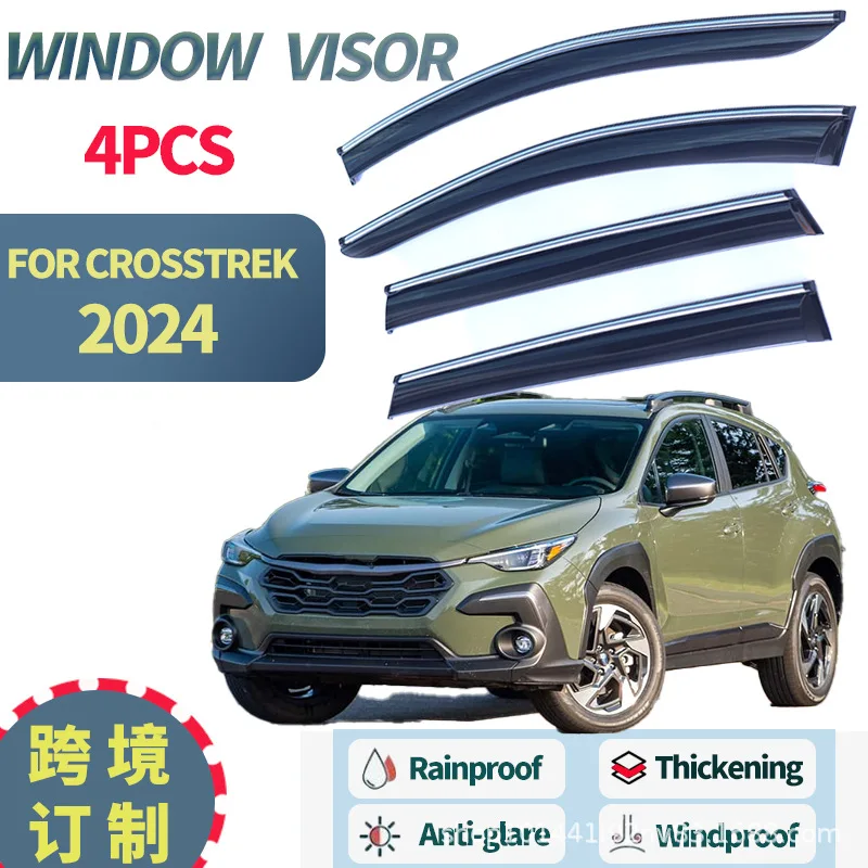 

Suitable for Subaru Crosstrek 2024+Window visors