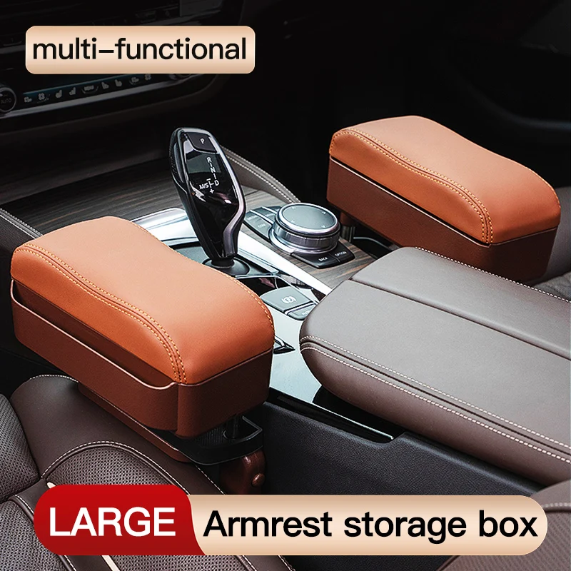 Car Armrest Box Elbow Support Adjustable Car Seat Gap Organizer Arm Rest Box For Lixiang LEADING IDEAL L6 L7 L8 L9 Li ONE MEG