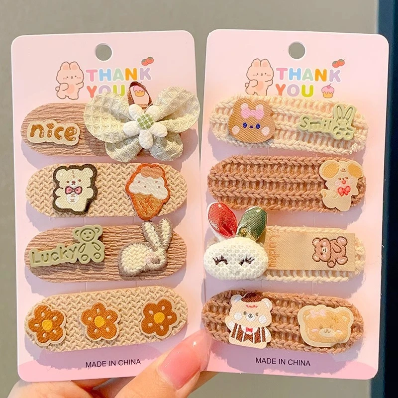 Novo tipo grampo de cabelo bonito floral arco presilhas para meninas bebê headwear meninas crianças acessórios para o cabelo princesa grampos de cabelo