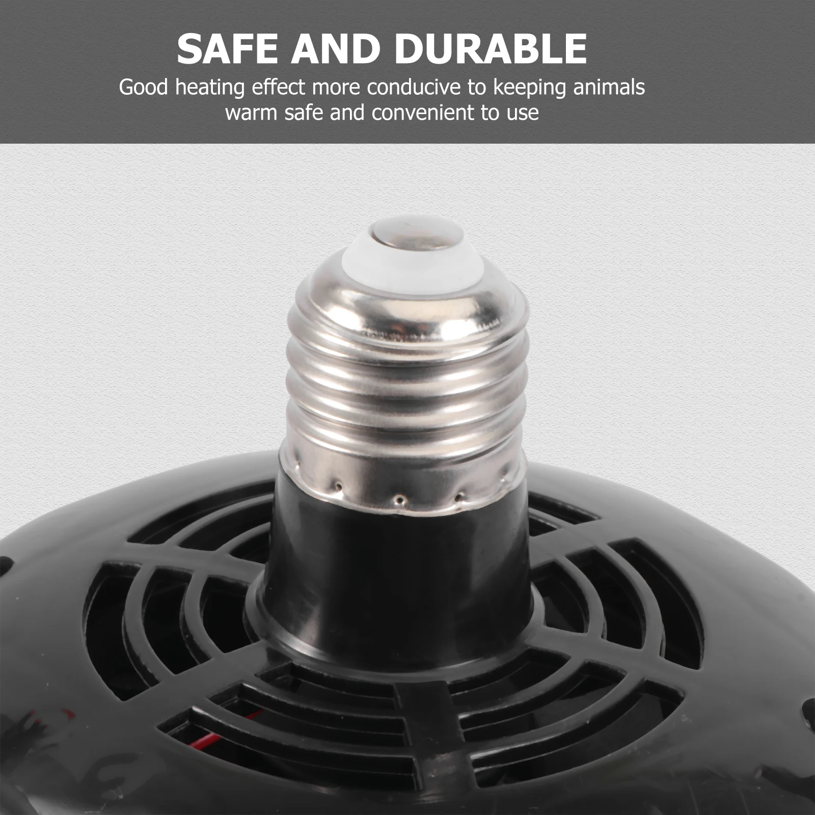 

1Pcs Reliable Pet Heating Lamp Heat Preservation Lamp Adjustable Temperature Breeding Heat Light for Reptiles Durable Safe Use