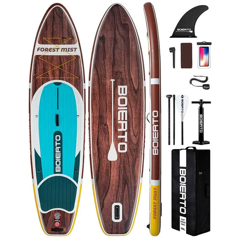 

Boier Sup Board Inflatable Paddle Board Water Runner Water Sports For 11'*33''*6'' Adults Extra Wide And More Stable Aquatic