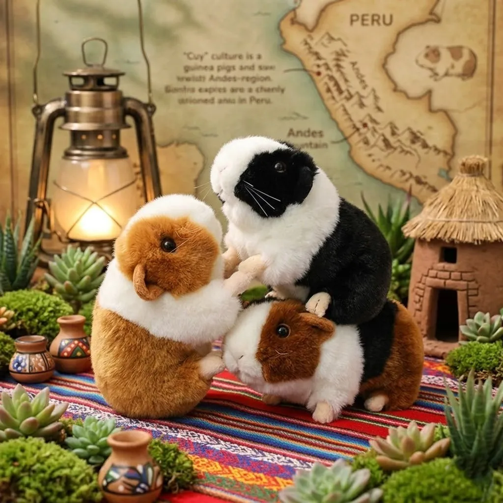 

19CM Guinea Pig Plush Toy Perfect for Children's Gifts Birthday Presents Christmas Valentine's Day And Other Festive Occasions