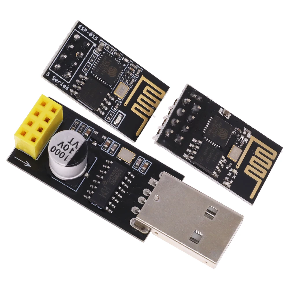 ESP01 Programmer Adapter UART GPIO0 ESP-01 Adaptaterr ESP8266 CH340G USB to ESP8266 Serial Wireless Wifi Developent Board Module