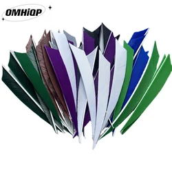 50Pcs/lot New Turkey 4 Inch Arrow Feathers Natural Feathers Shield Cut Archery Fletches Vanes For Bow Arrow Hunting Accessories