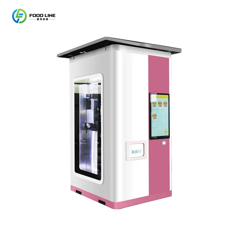 

Touch Screen Cup Noodle Vending Machine Intelligent Grocery Hot Instant Noodles Vending Machine