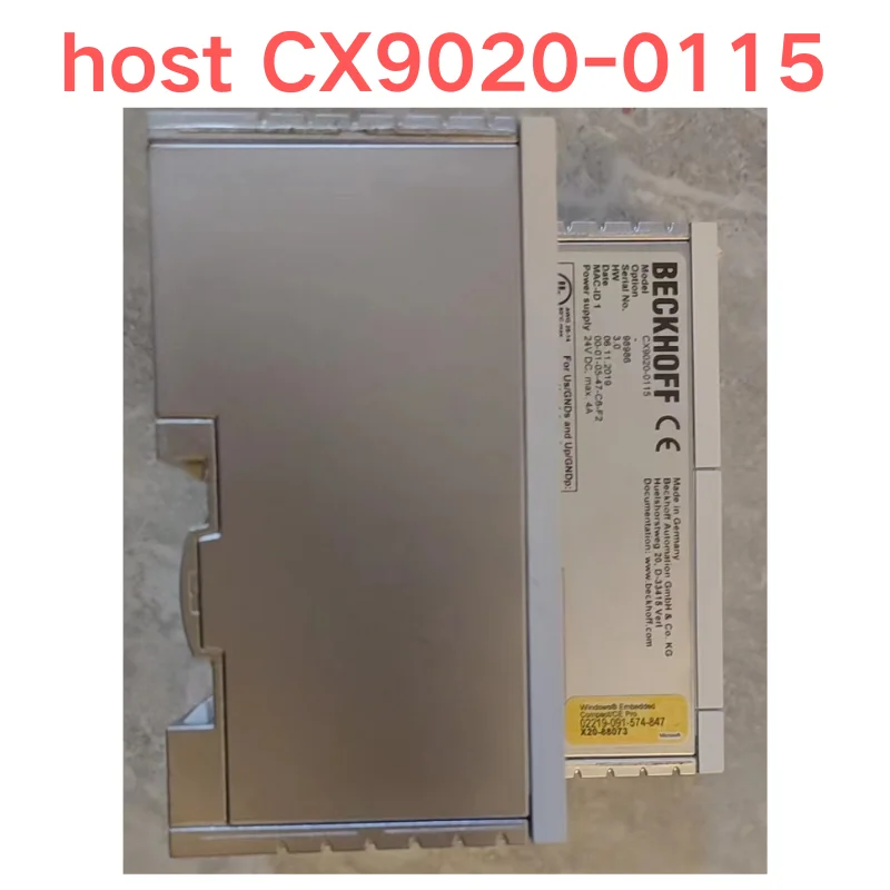 Second  hand BECKHOFF  host CX9020-0115  test OK