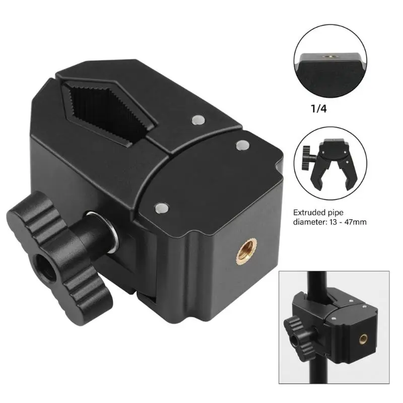 

Y1UB Permanent Plastic Camera Parenthesis Link 35mm Thick Grip For Cycling Live Broadcast