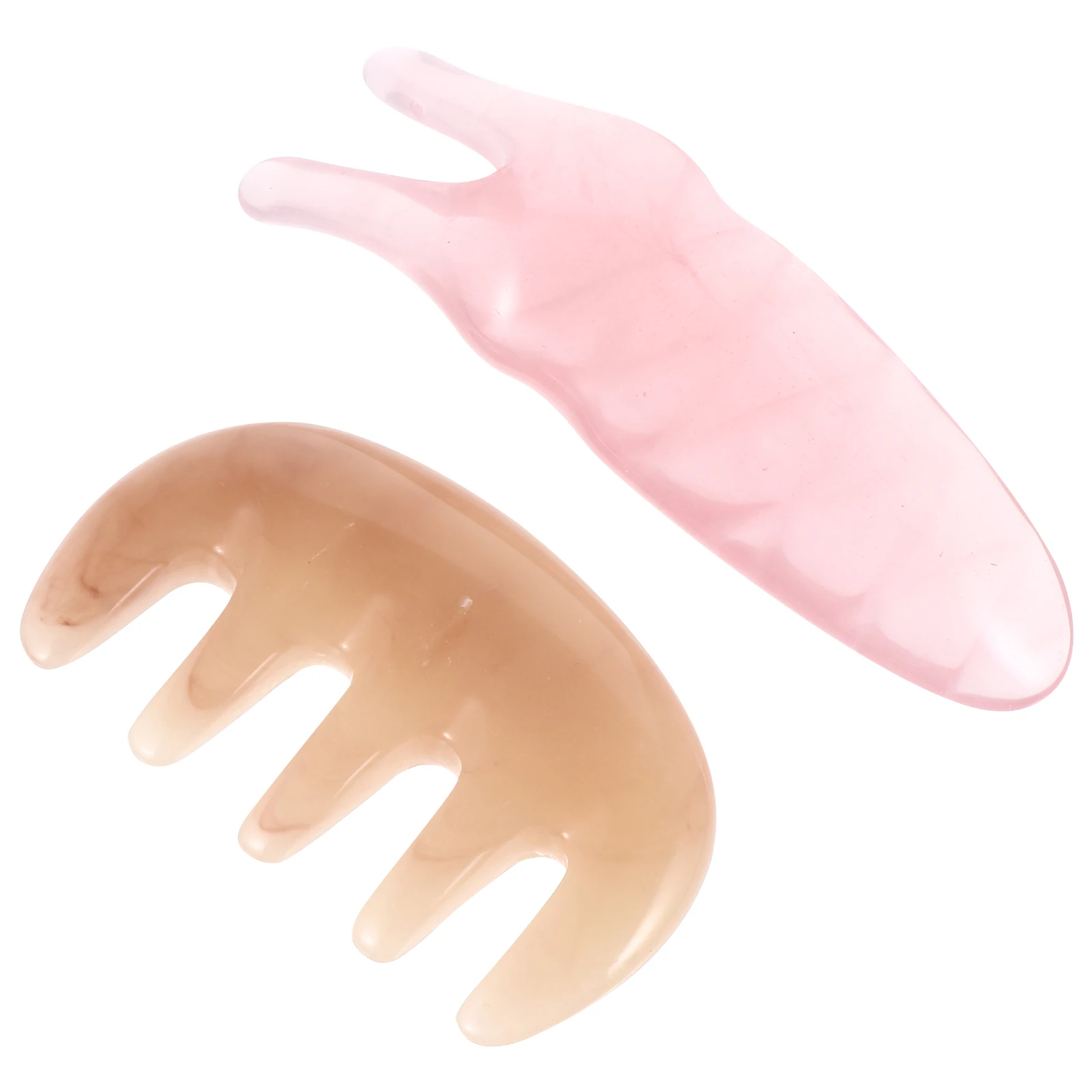 

Massage Comb Guasha Board Scalp Massager Scraping Fork Multifunctional Tool Effective Alleviate Tension Stimulate Acupoints