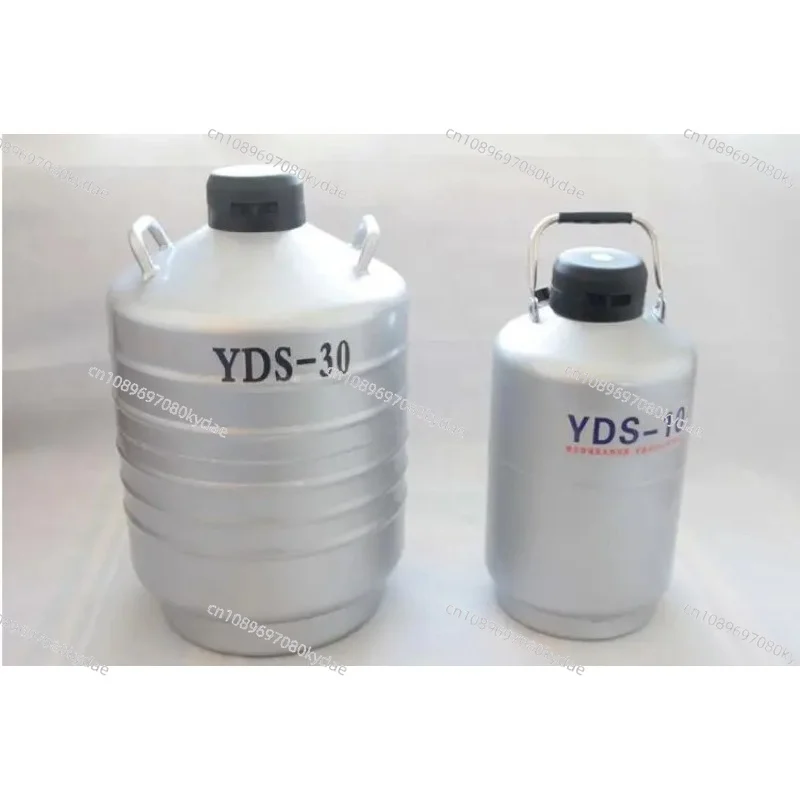 3L Liquid Nitrogen Dewar Tank Cryogenic Storage Container with Straps Portable Low Temperature Vessel