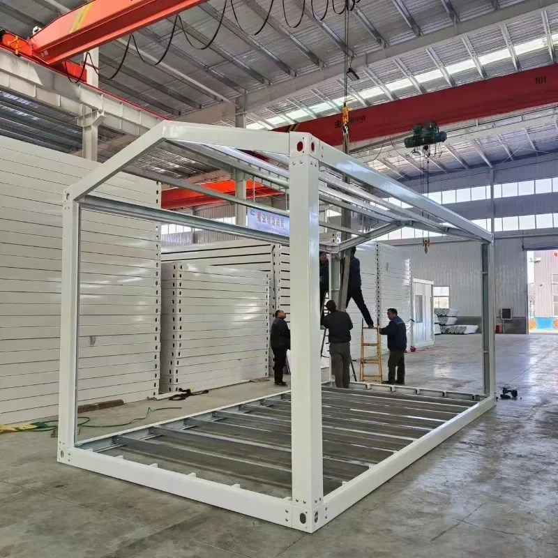 20 feet detachable light steel prefabricated container office prefabricated container house frame