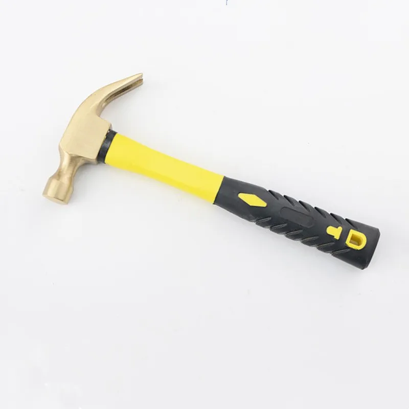 Non Sparking Claw Hammer Nail Hammer With  Fiberglass Handle