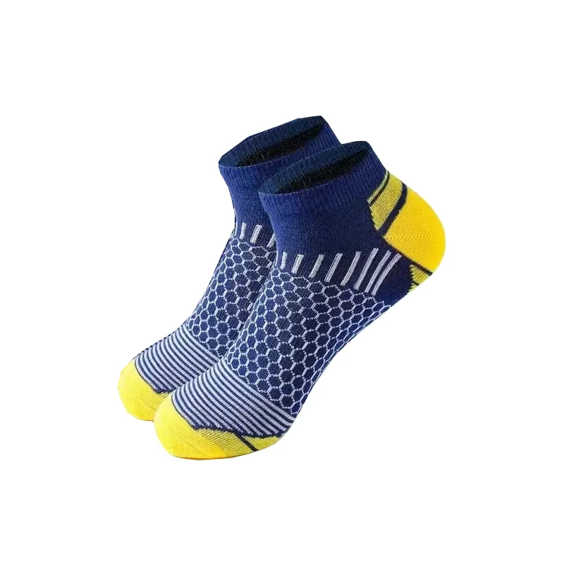 Calcetines deportivos cortos para hombre, medias transpirables que absorben la humedad, para todas las estaciones, 1 par