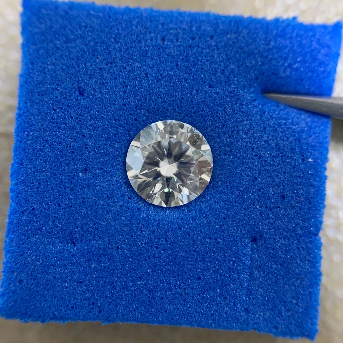 GIA – véritables diamants naturels ronds, 0.3-1.0CT FGH, pierres naturelles en vrac pour la fabrication de bijoux