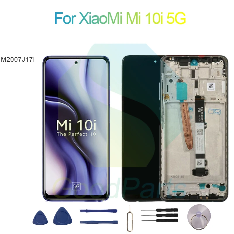 

For XiaoMi Mi 10i 5G Screen Display Replacement 2400*1080 M2007J17I Mi 10i 5G LCD Touch Digitizer