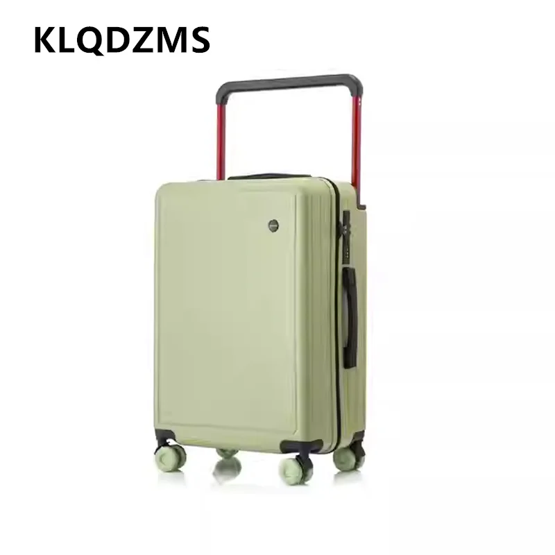 

KLQDZMS USB Charging Suitcase 20 Inch Boarding Case 24"ABS+PC Trolley Case 26"Large Capacity Travel Bag Student Cabin Luggage