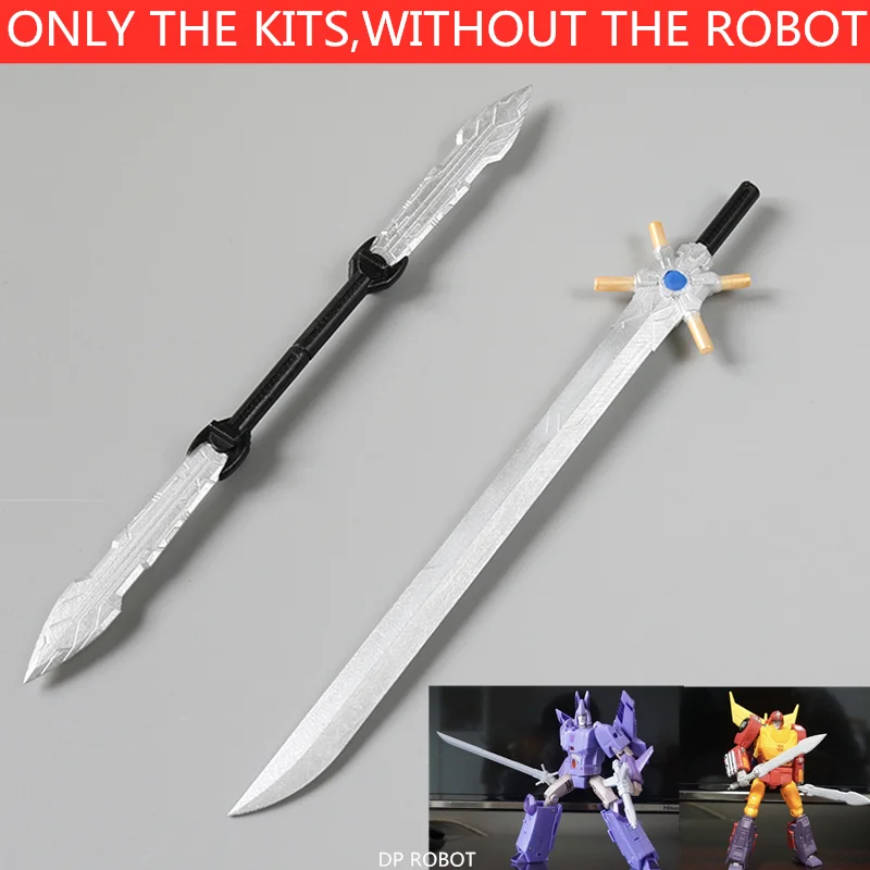 3D DIY Big Sword Double Sword Weapon Upgrade Kit For Transformation Kingdom Cyclonus SS86 Hot Rod Action Figure Accessories