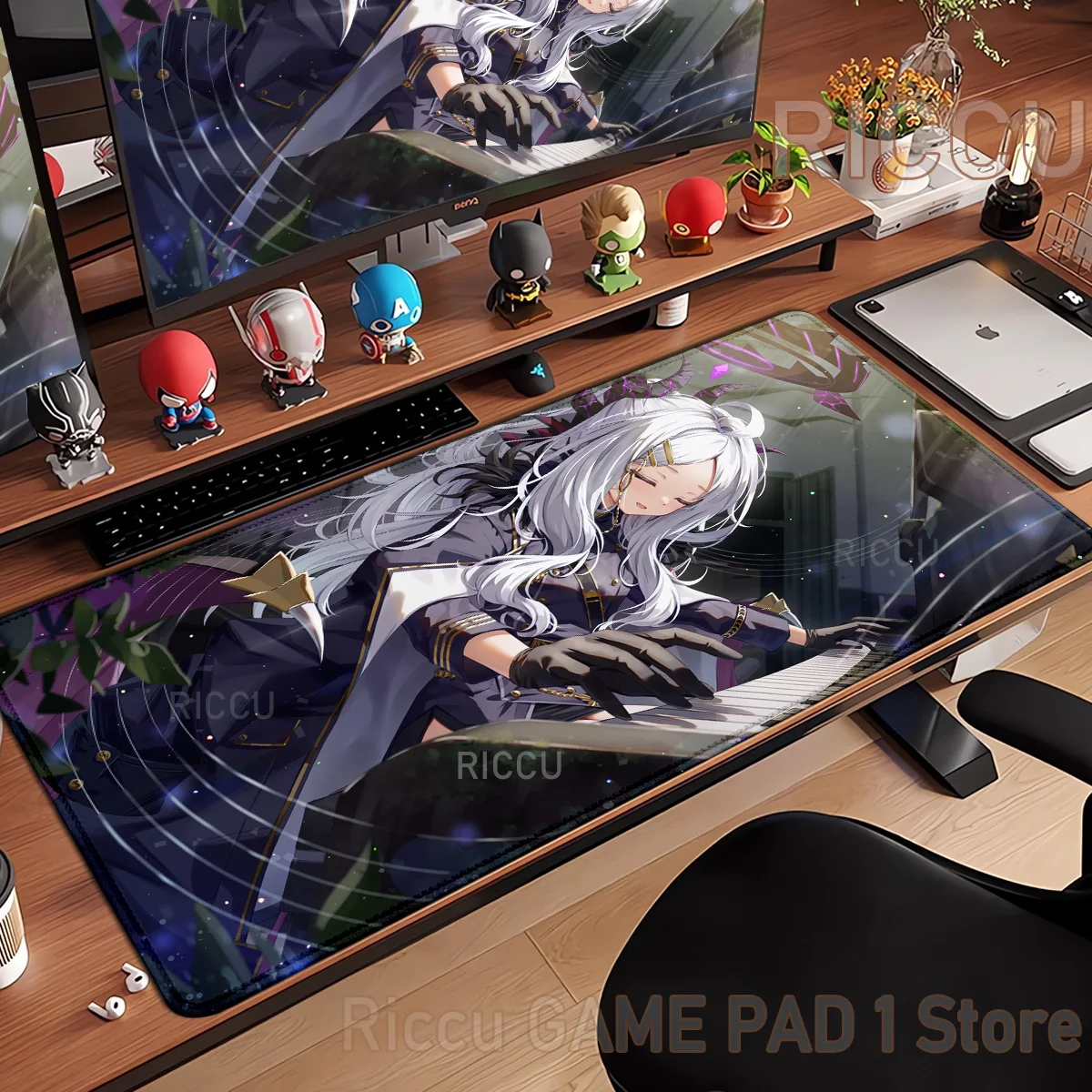 

HD PC Blue Archive Sorasaki Hina Mouse Pad Gamer Accessories Keyboard Table Mat Company Gaming Laptop Desk Mouse pad E-Sports
