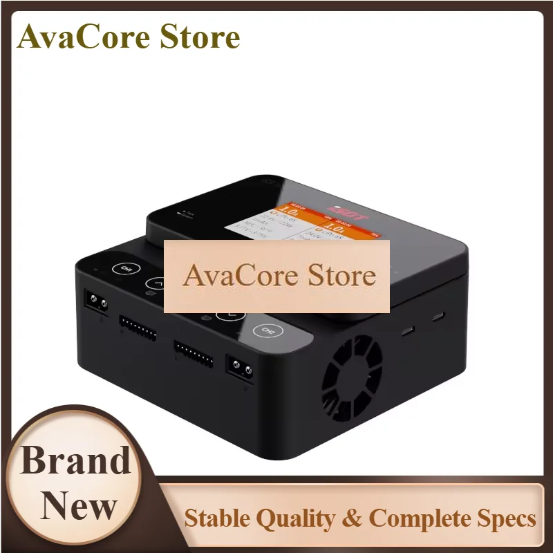 AvaCoreISDT K2 ZIP AC 200W / DC 500Wx2 Dual Channel Smart Charger With 2.8 Inch IPS LCD Screen For 1~8S LiFe Lilon LiPo 1~7S LiH