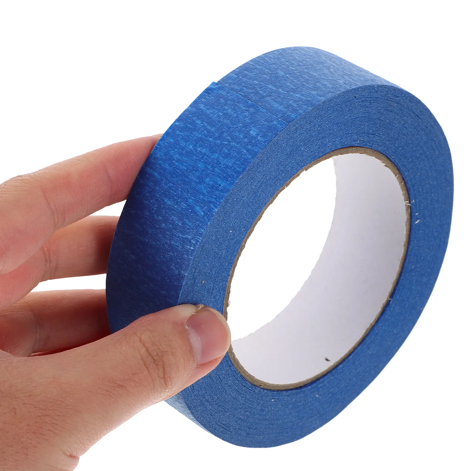 1 لفة إخفاء أزرق لطلاء السيارات، ورق متين عالي التصاق، سهل الإزالة، خطوط نظيفة، رذاذ تلقائي، ورق غير بقايا