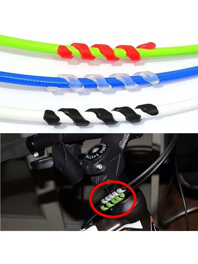 AliExpress NONE 10Pcs/Pack High Quality Rubber Cycling Frame Protection Line Pipe Sleeve Shift Brake Bicycle Cable Protector Bike