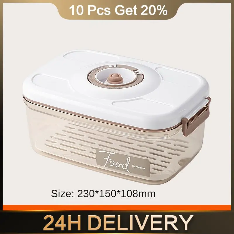 Fresh-keeping Box Multi-function Storage Multi-function Vacuum Sealed Jar For Fruit Preservation Vacuum Sealed Box Storage Box