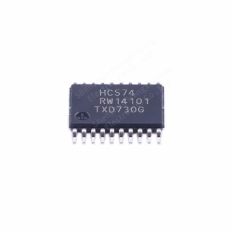 10PCS 74HC574PW,118 package TSSOP-20 flip-flop chip