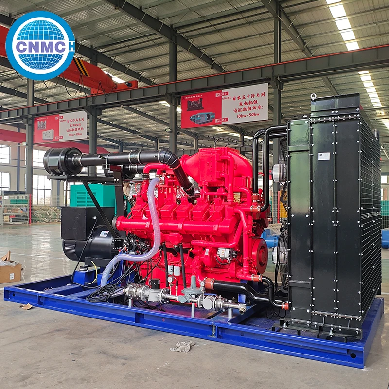 Gas Power Generator EPA CE Certified generator Yuchai Cummins 50kw 300kw Open Frame Customizable Industrial Plant Emergency