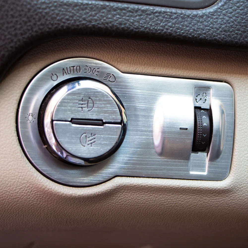 Car Headlight Kamp Switch Panel Sticker Trim Cover for Chevrolet Malibu Cruze Trax for Opel Mokka ASTRA J Insignia Accessories