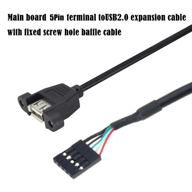 جودة USB2.0 أنثى إلى اللوحة الأم 9Pin كابل رأس USB IDC كابل للوحة الأم الموثوقة