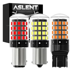 2pcs T20 LED 7443 7440 W21W W21/5W WY21W P21W PY21W CANBUS Led Bulb Car Turn Signal Lights Reverse Lamp 12V Auto 2835 54SMD