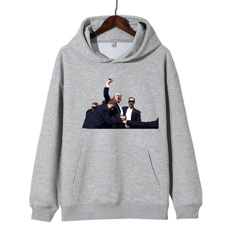 New men's pullover trend Presidential print casual freedom