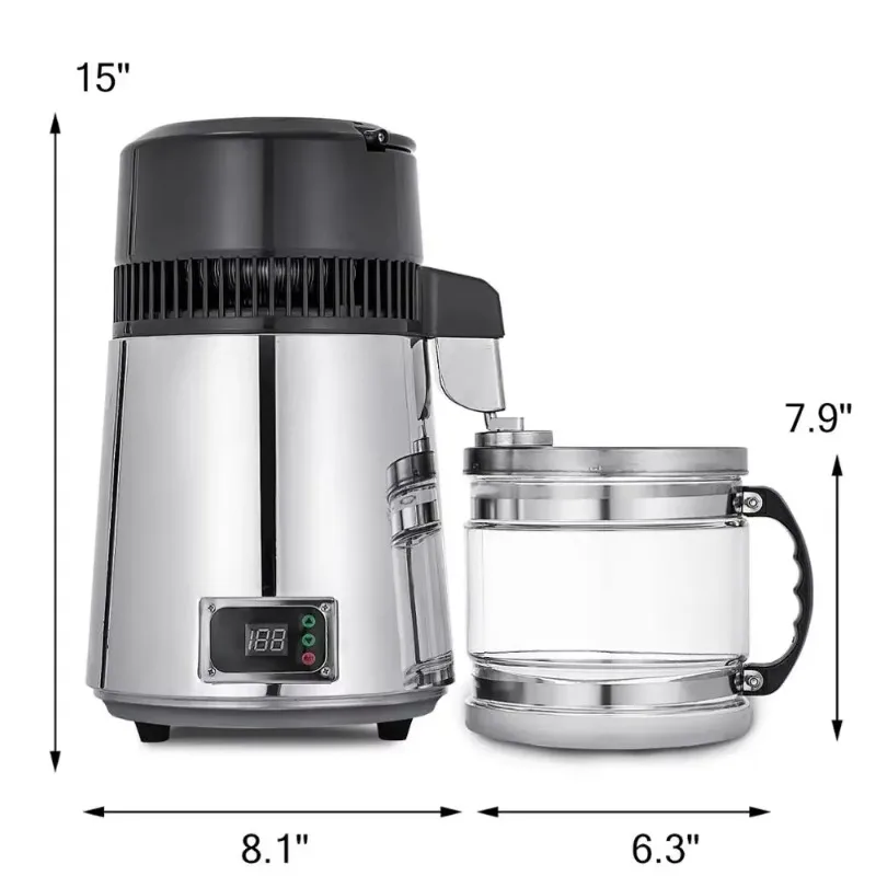 1.5L/H Home 4L Water Distiller Laboratory Water Distiller