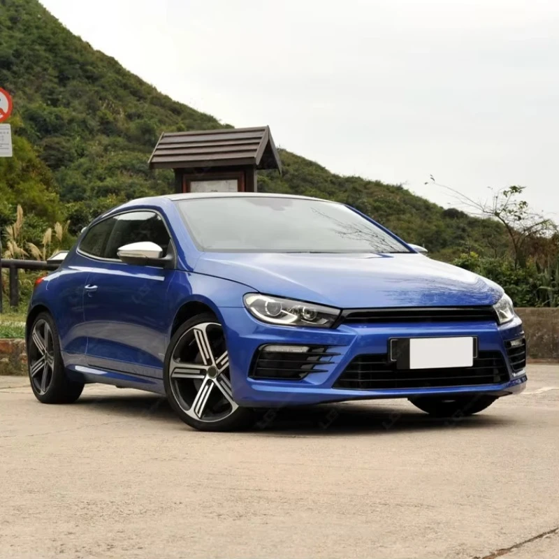 Upgrade R Style Front Bumper Rear Bumper Side Skirts Grill Body Kit for SCIROCCO 2015 Bodykit Other Auto Parts