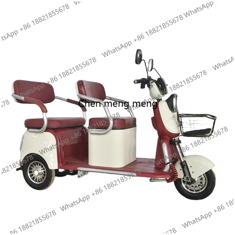 

New Style New High Quality Manufacturer 2 Row Seats Open Electric Tricycle 3 Wheel Adult Electric Tricycles