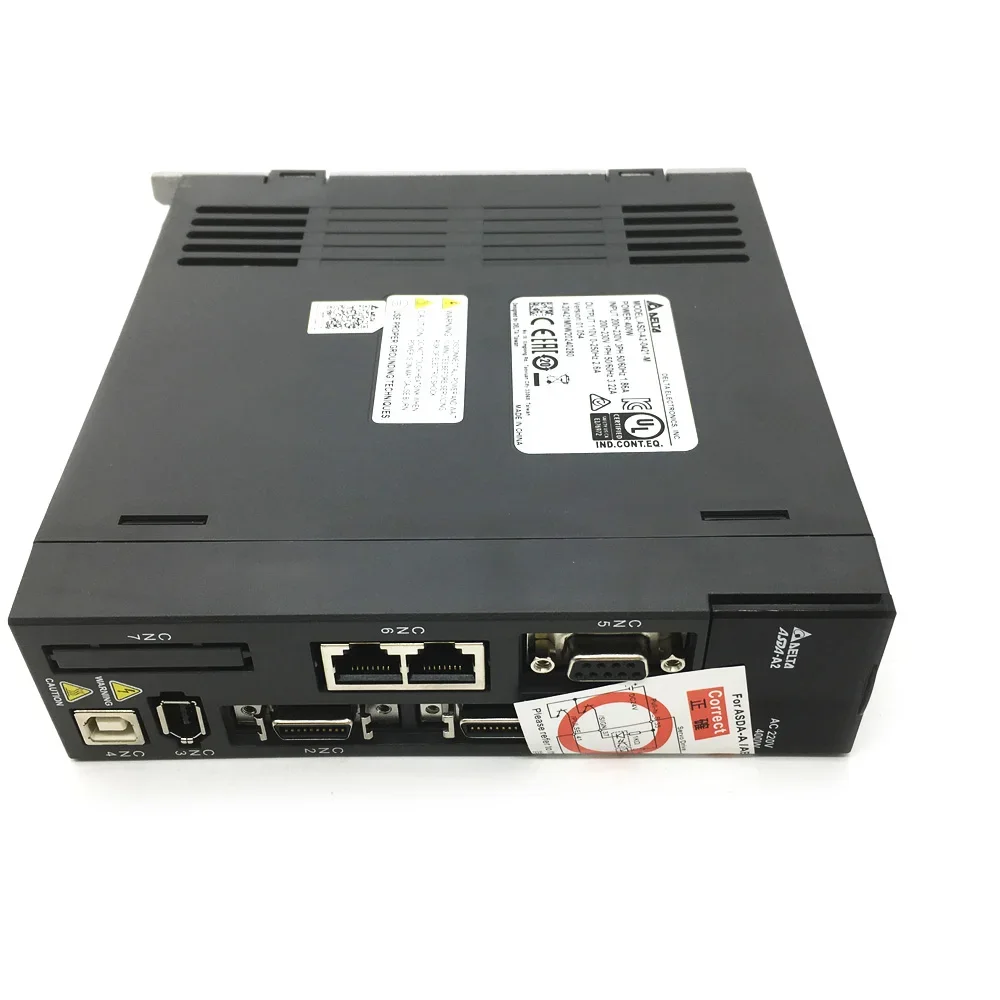 Delta 200W AC Servo Driver ASD-A2-0221-U,ASD-A2-0221-E,ASD-A2-0221-F,ASD-A2-0221-M,E-CAM,EtherCAT,DMCNET,RS-485,CANopen,DI Port