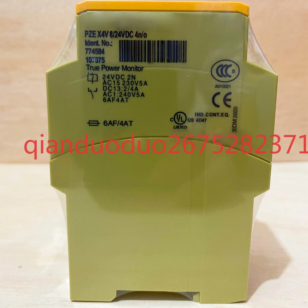 Brand New 774584 For Pilz PZE X4V 8/24VDC 4n/o Input Control Module Relay