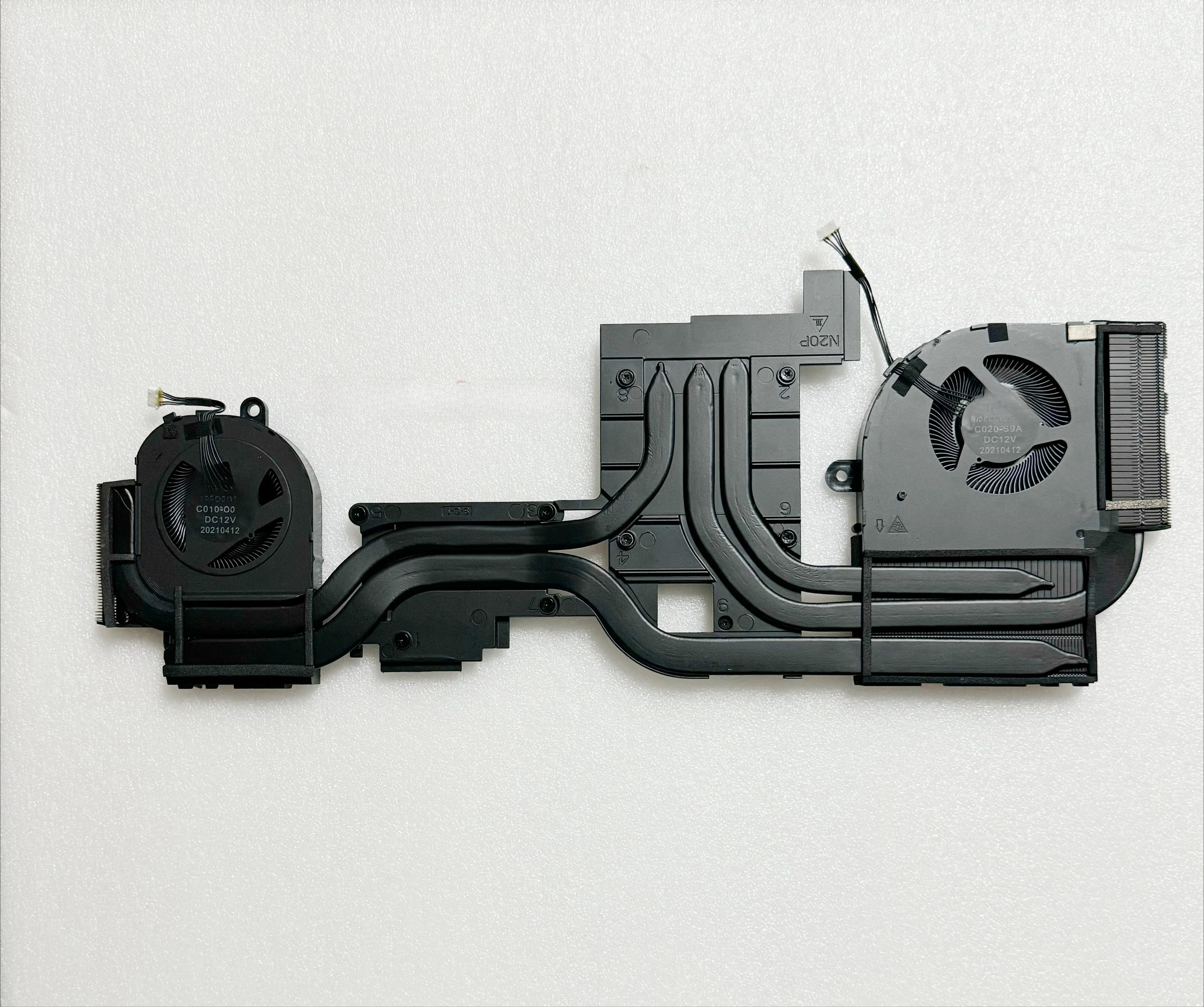 For Thinkpad P17 Gen2 fan CPU heatsink 5H41B77205 5H41L16257