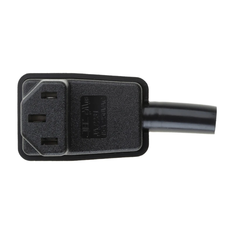 C13 Power Plug 90 Degree Angled IEC  Female Plug  10A / 250V Power Cord Cable Connector for  Home