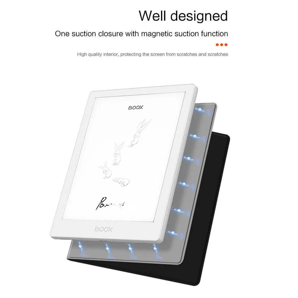 Dla Onyx Boox Go 6/Poke 5/5S/Poke 6/6S 6-calowego etui na e-book, składane etui typu flip folio, ultracienkie, skórzane, przenośne etui ochronne. — zdjęcie produktu 4