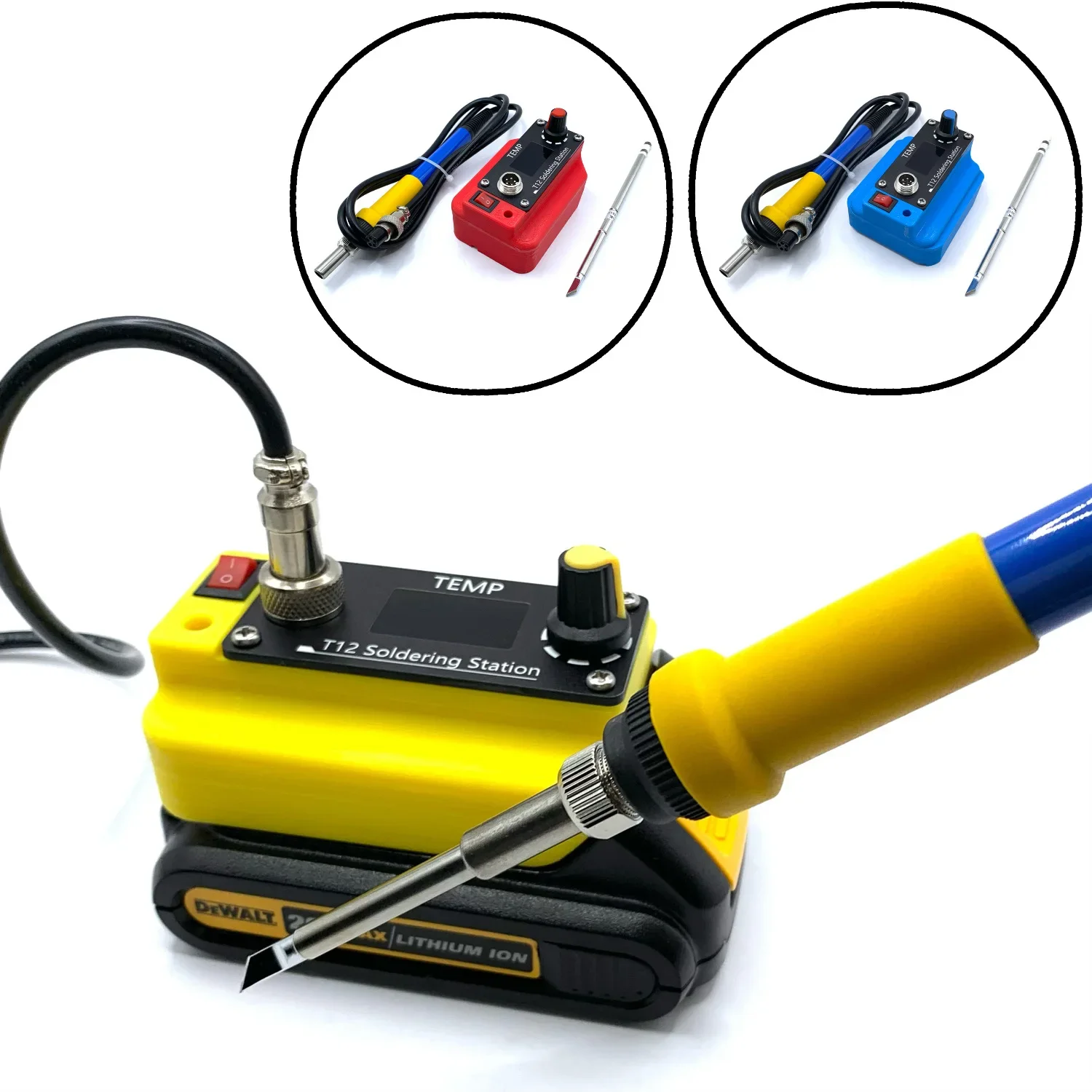 T12 wireless lithium battery electric soldering iron repair tool electronic home appliance auto repair mobile welding table 70W