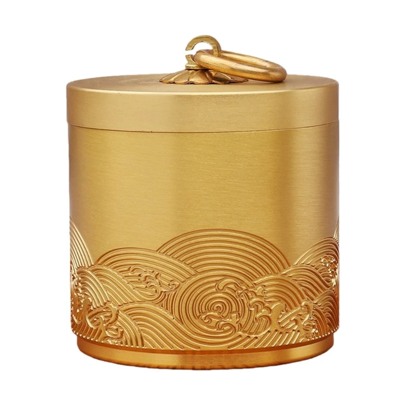 Copper Car Ashtray with Antislip Base and Removable Structure Suitable for Effortlessly Cleaning and Stable Driving