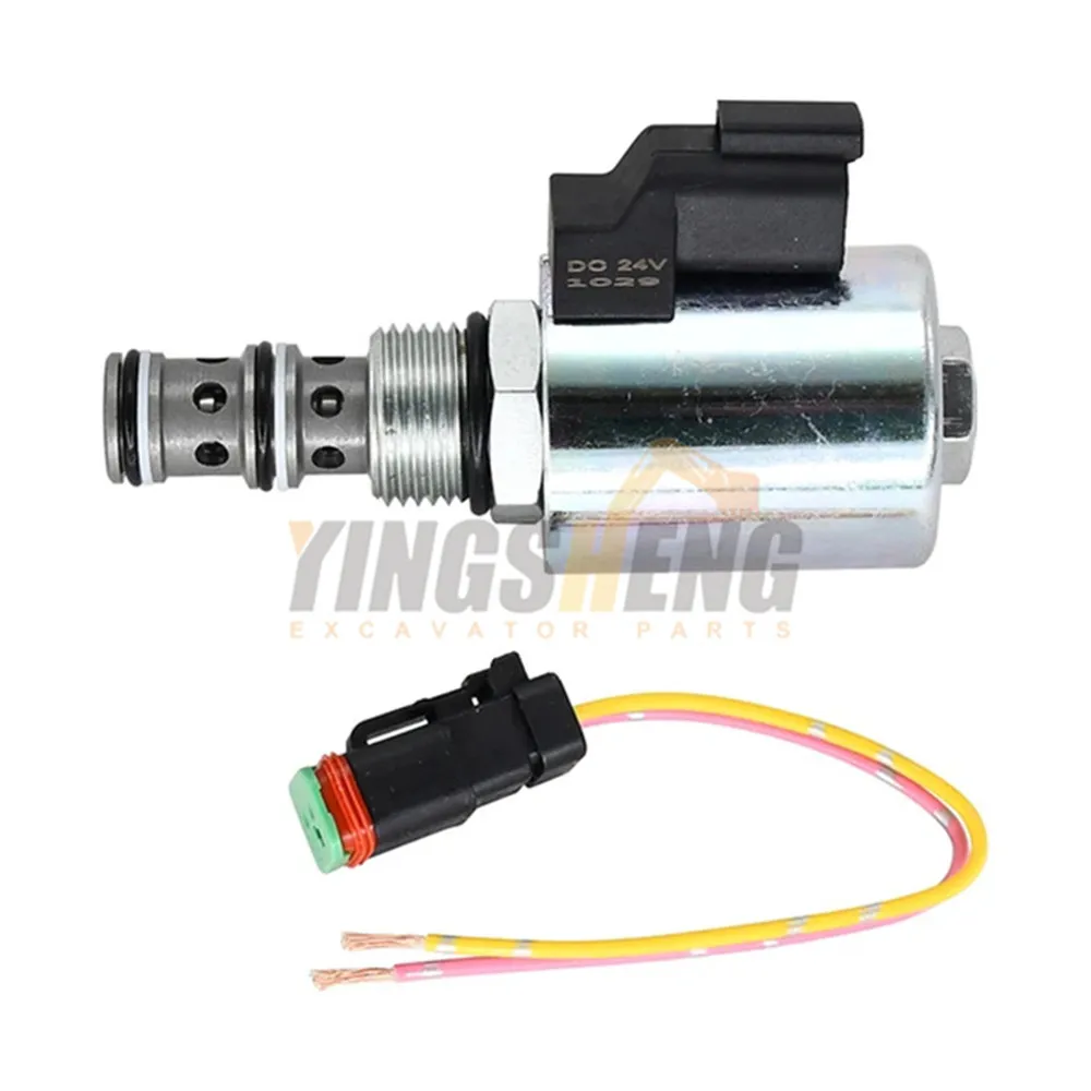 قطع غيار آلات البناء JCB 3CX صمام الملف اللولبي الهيدروليكي 25/105100، 25-105100، 25105100 محمل حفار #5