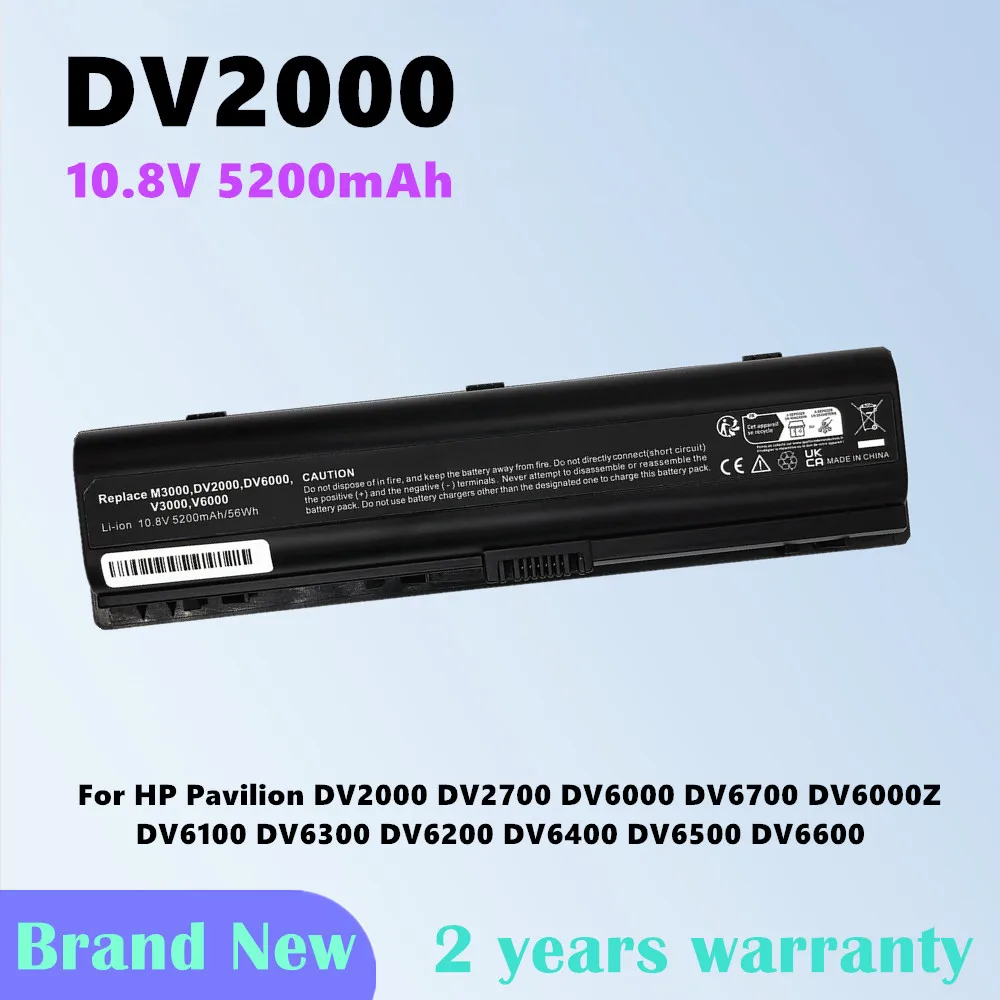 Laptop Battery For HP Pavilion DV2000 dv2100 dv6000 dv6100 dv6500 V3000 V3100 V3500 V6000 V6100 V6200 V6500 C700 F500 HSTNN-DB42